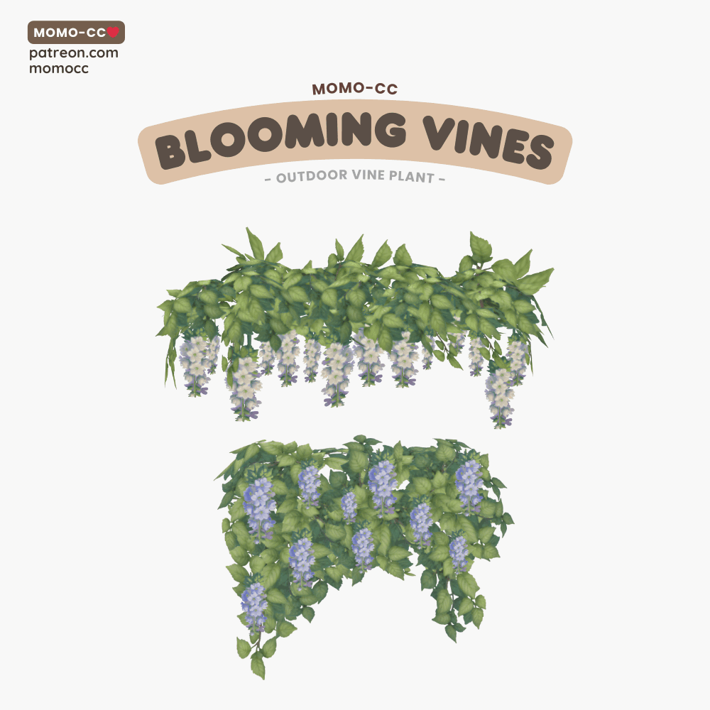 Скриншот мода Набор уличных растений Blooming Vines